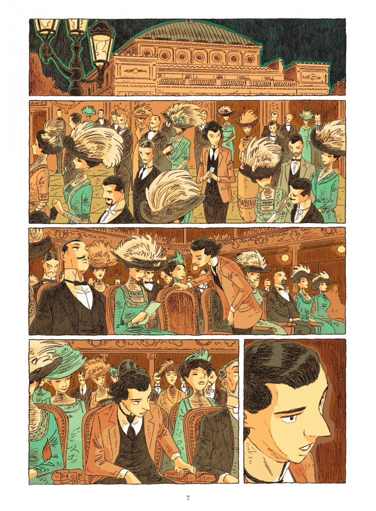 Quelques planches de la BD "Comme par hasard".