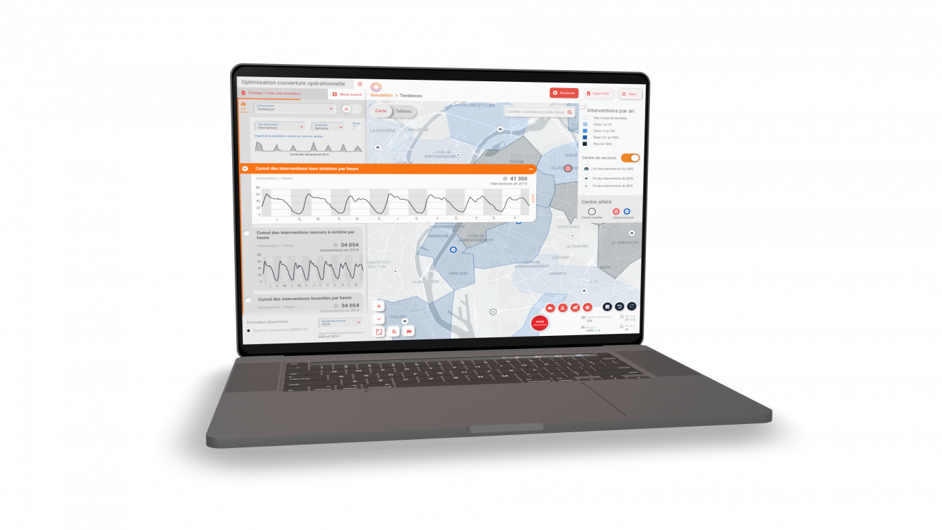 Les solutions digitales basées sur l’intelligence artificielle conçues par Aum Biosync doivent simplifier le quotidien des services de secours. (© Aum Biosync)