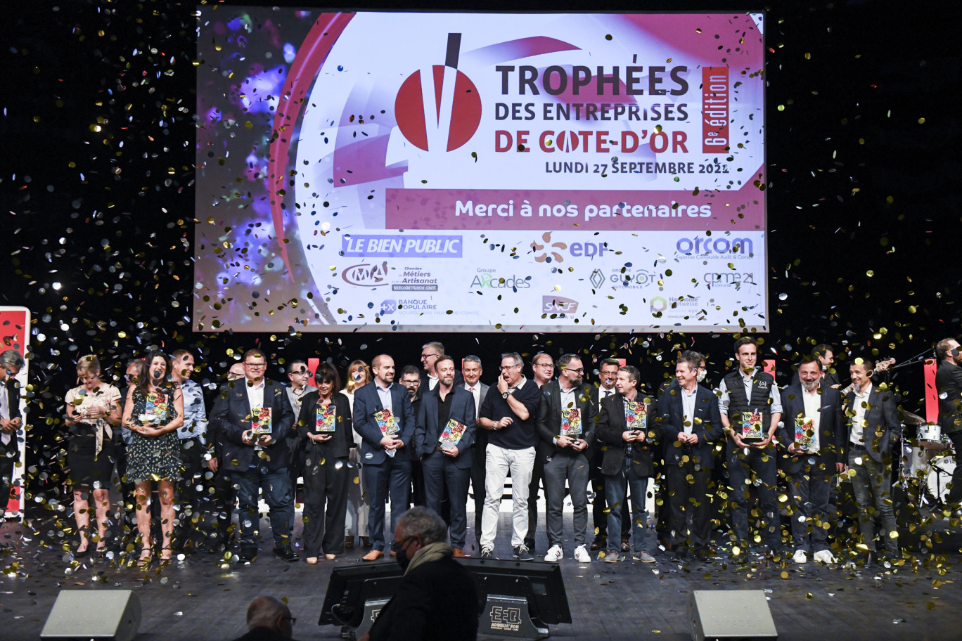 © photos LBP/Emma Buoncristiani La cérémonie de remise des Trophées des entreprises de Côte D'Or 2021