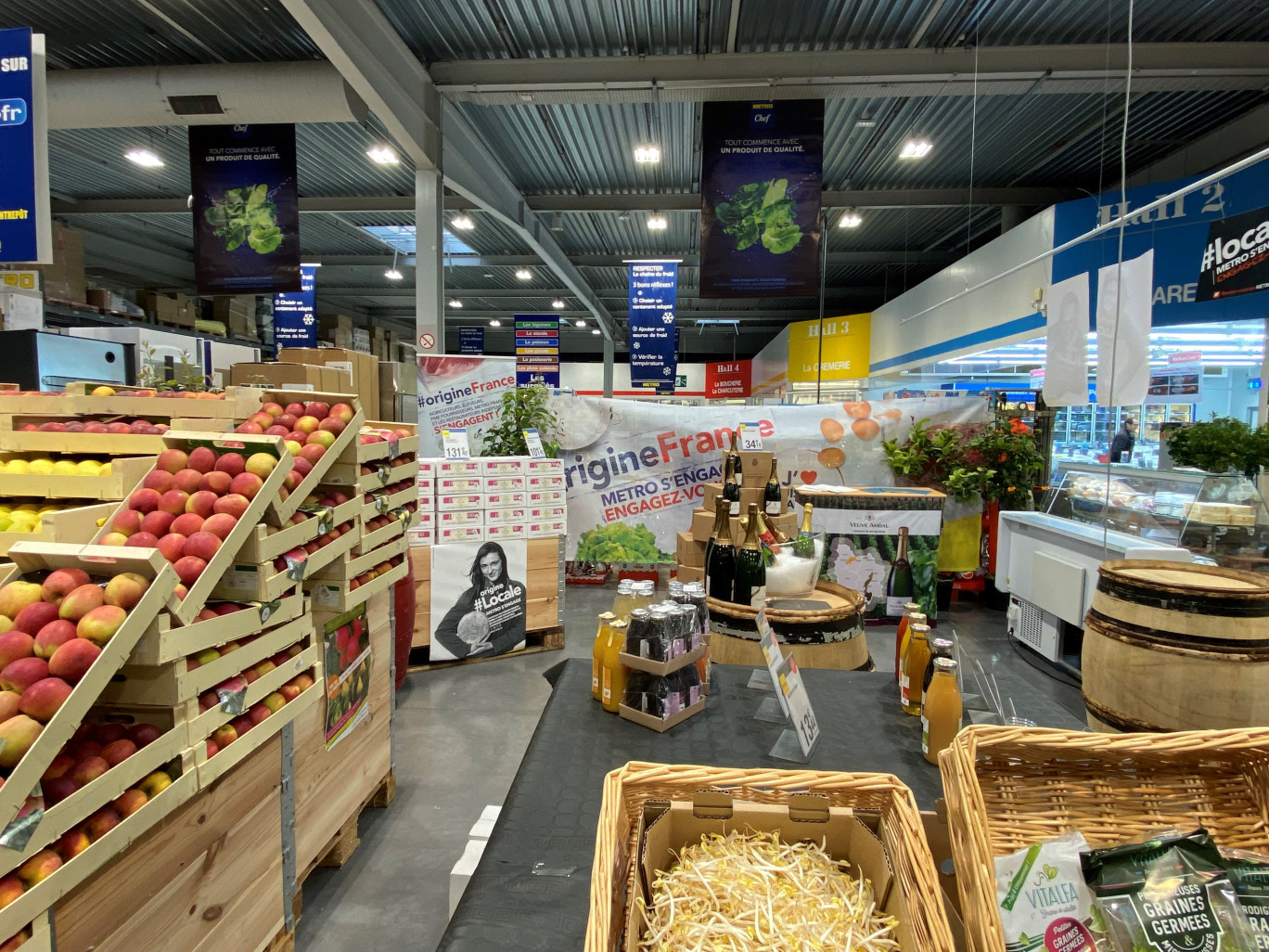 Avec sa charte Origine France, Métro mise sur les producteurs nationaux et encourage les restaurateurs à suivre le mouvement. (© Métro)