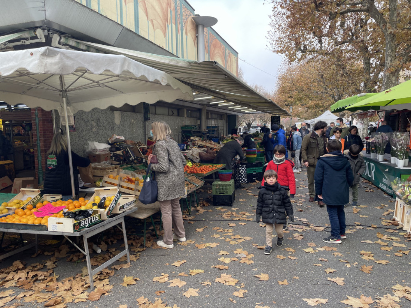 Sur les marchés d’Aix les Bains 