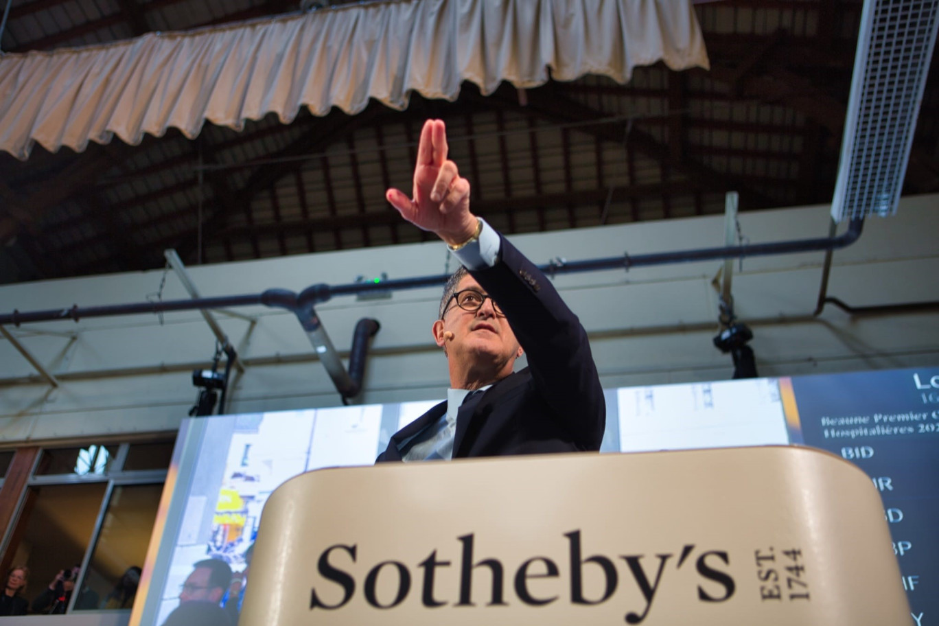 Les enchères étaient organisées par Sotheby’s pour la seconde année. (© Aletheia Press / A.Morel)