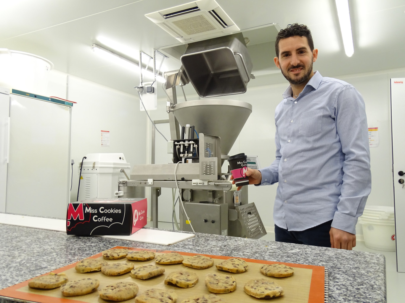 Pierre Grandgérard, co-fondateur de Miss Cookies Coffee avec le reste de sa famille, s’emploie à déployer le réseau de franchisé qui devrait encore s’agrandir en 2023. (© Aletheia Press / N.Hubert)