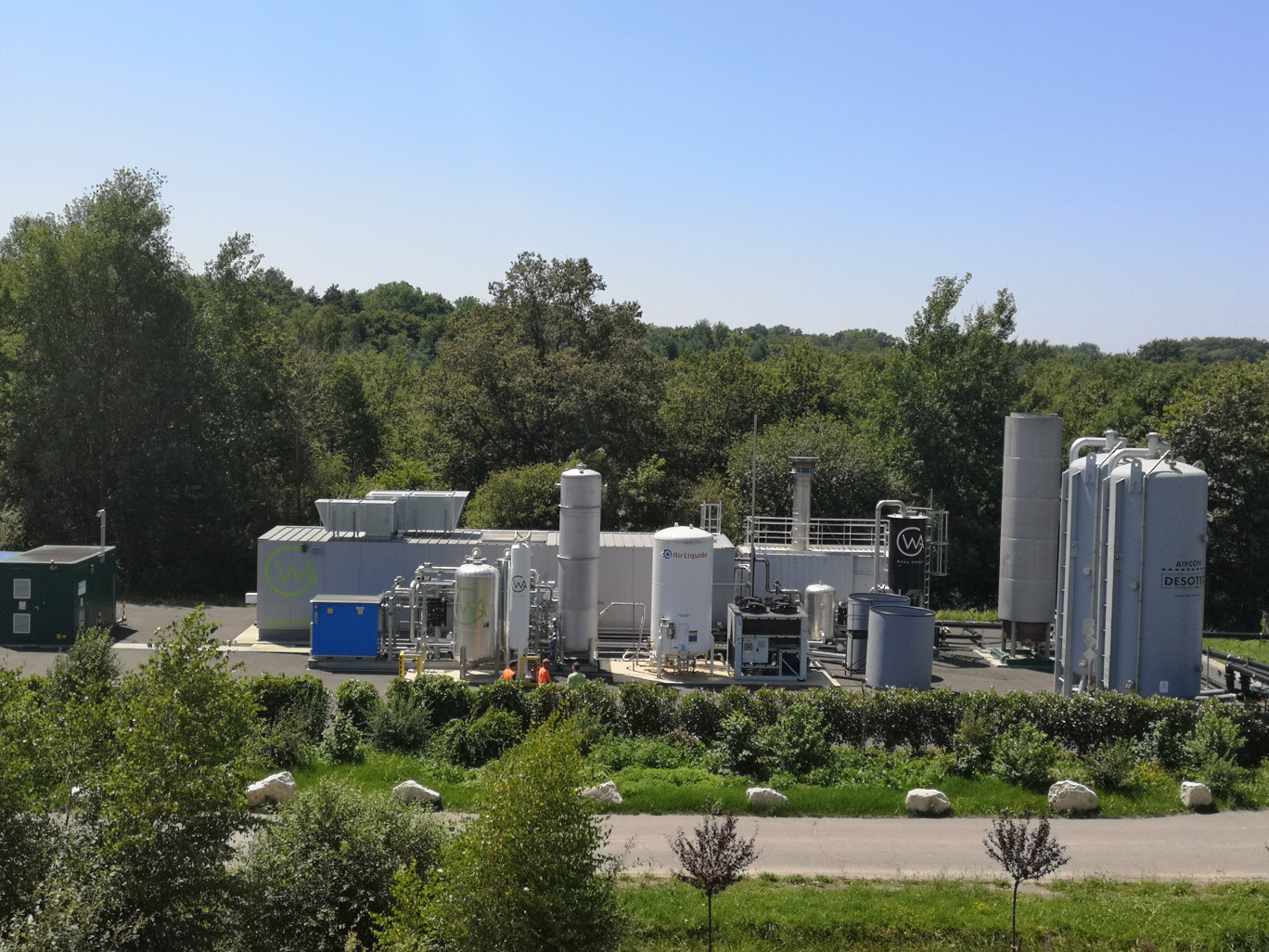 À Granges, Waga Energy construit une unité de production de biométhane en investissant trois millions d’euros. (©Waga Energy)