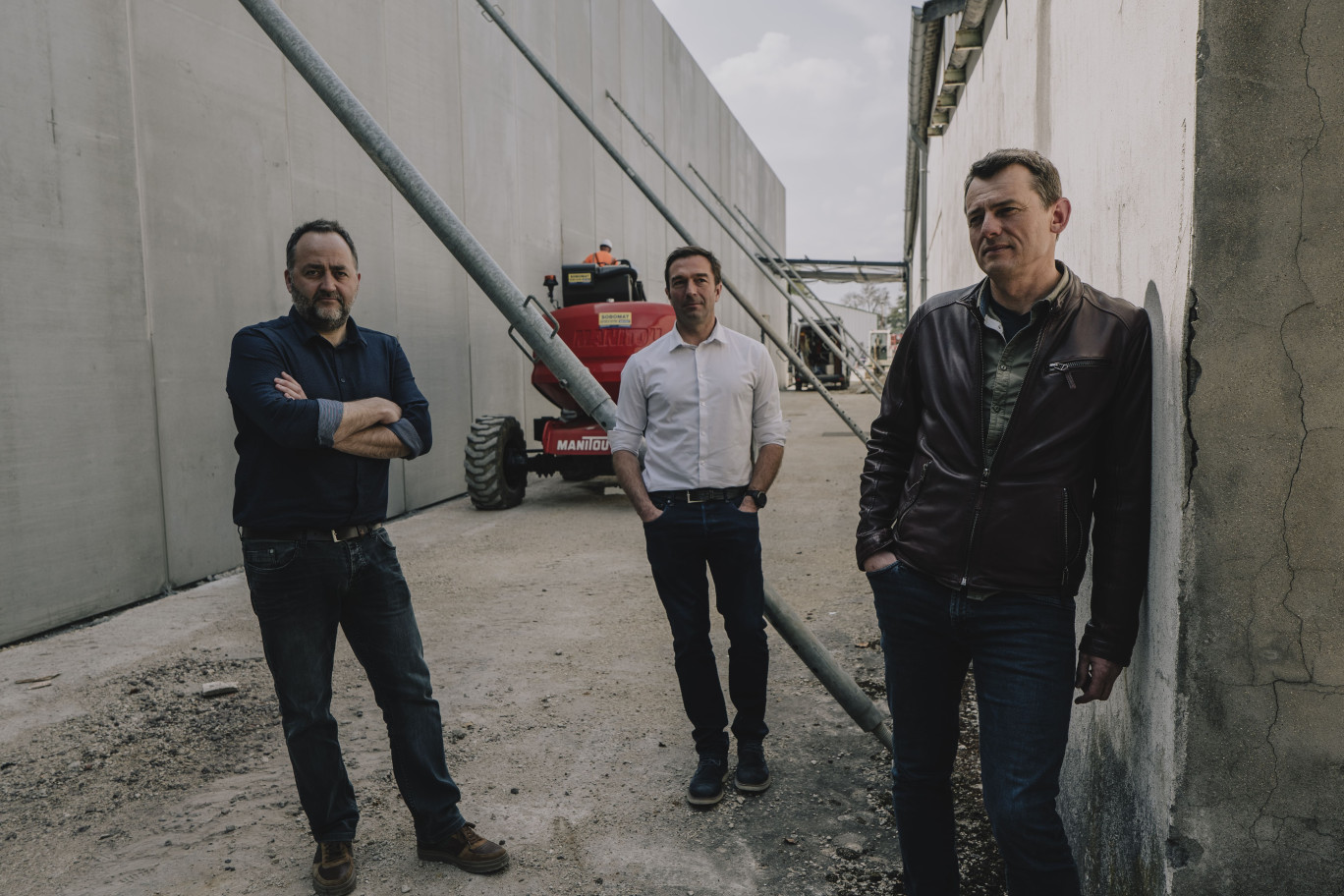 Avec ses associés Cyrille le Godey et Olivier Plassard, Cyrille Guiton souhaite accompagner les entreprises dans leur transition énergétique. (© Jonas Jacquel)