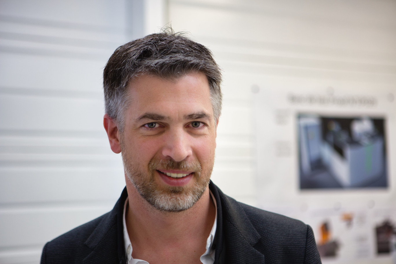Bertrand Dimet, directeur de la production de Crossject. (Aletheia Press/ Arnaud Morel)