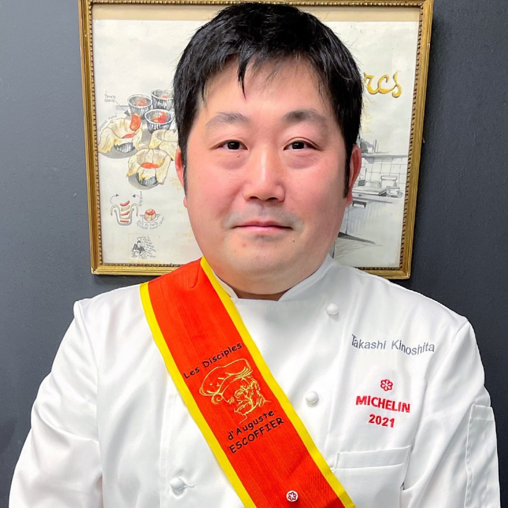 Le chef Takashi Kinoshita a pris les rênes des cuisines de La Cueillette à Meursault et se prépare à accueillir des convives dans le restaurant gastronomique qui ouvrira mi-septembre. (© Takashi Kinoshita)