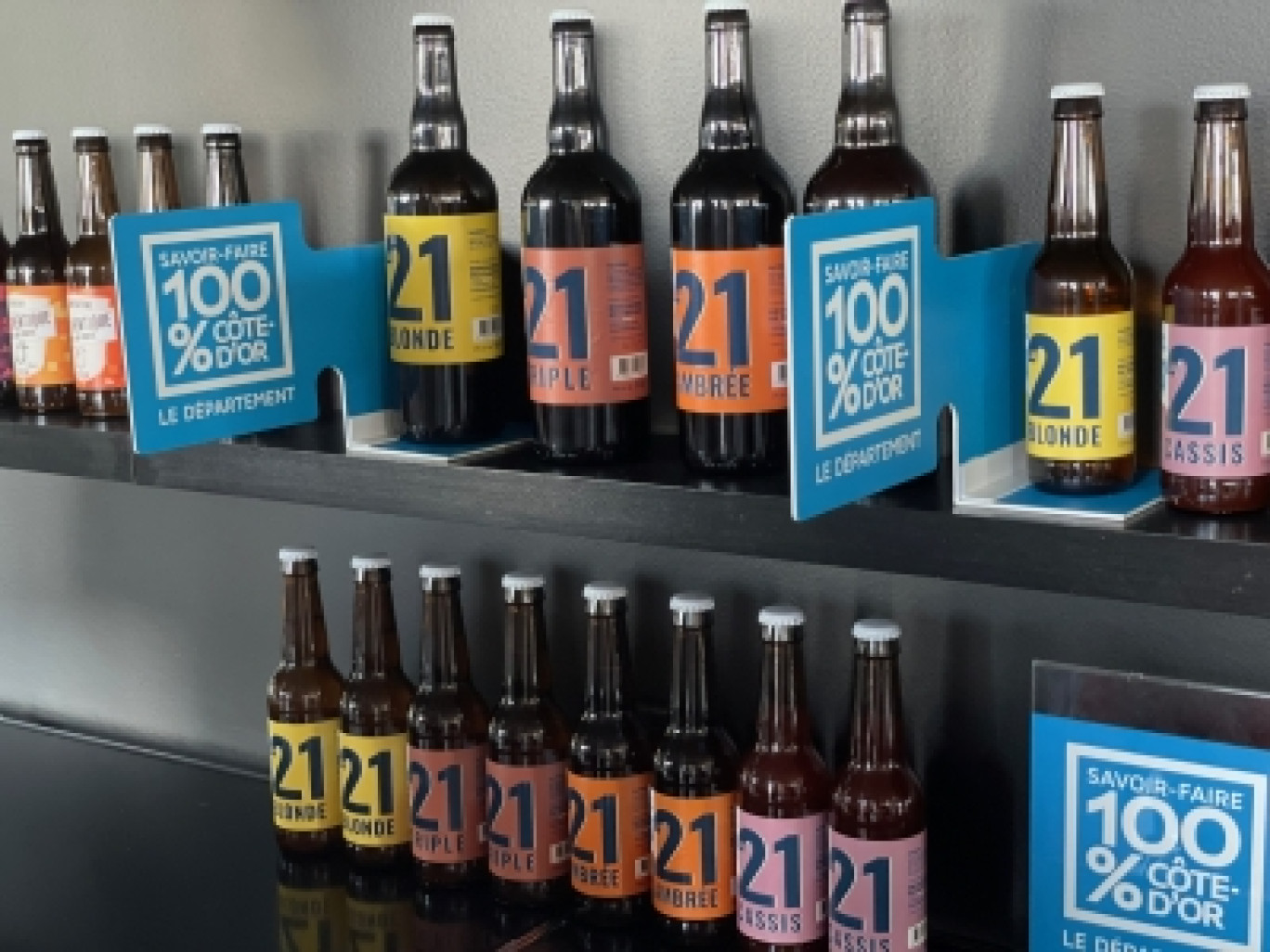 La bière 21 de la Brasserie de France met les produits et le savoir-faire de Côte-d’Or en bouteille. (© Brasserie de France)