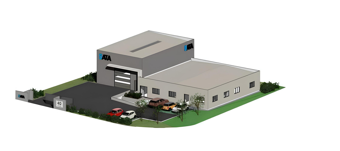 En 2026, 5ATA devrait déménager dans un bâtiment neuf équipé d’un important atelier pour réaliser ses assemblages sur site. © Arkos Concepteurs Associés