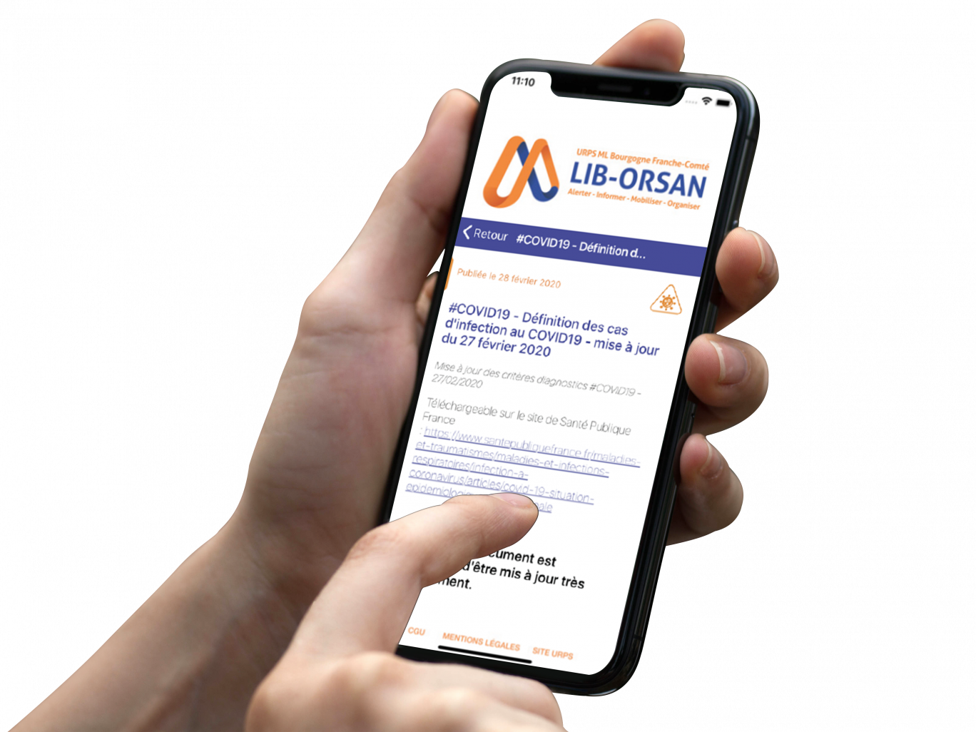 Crédit photo : URPS 
“Lib-ORSAN est accessible à tous les professionnels de santé libéraux.”