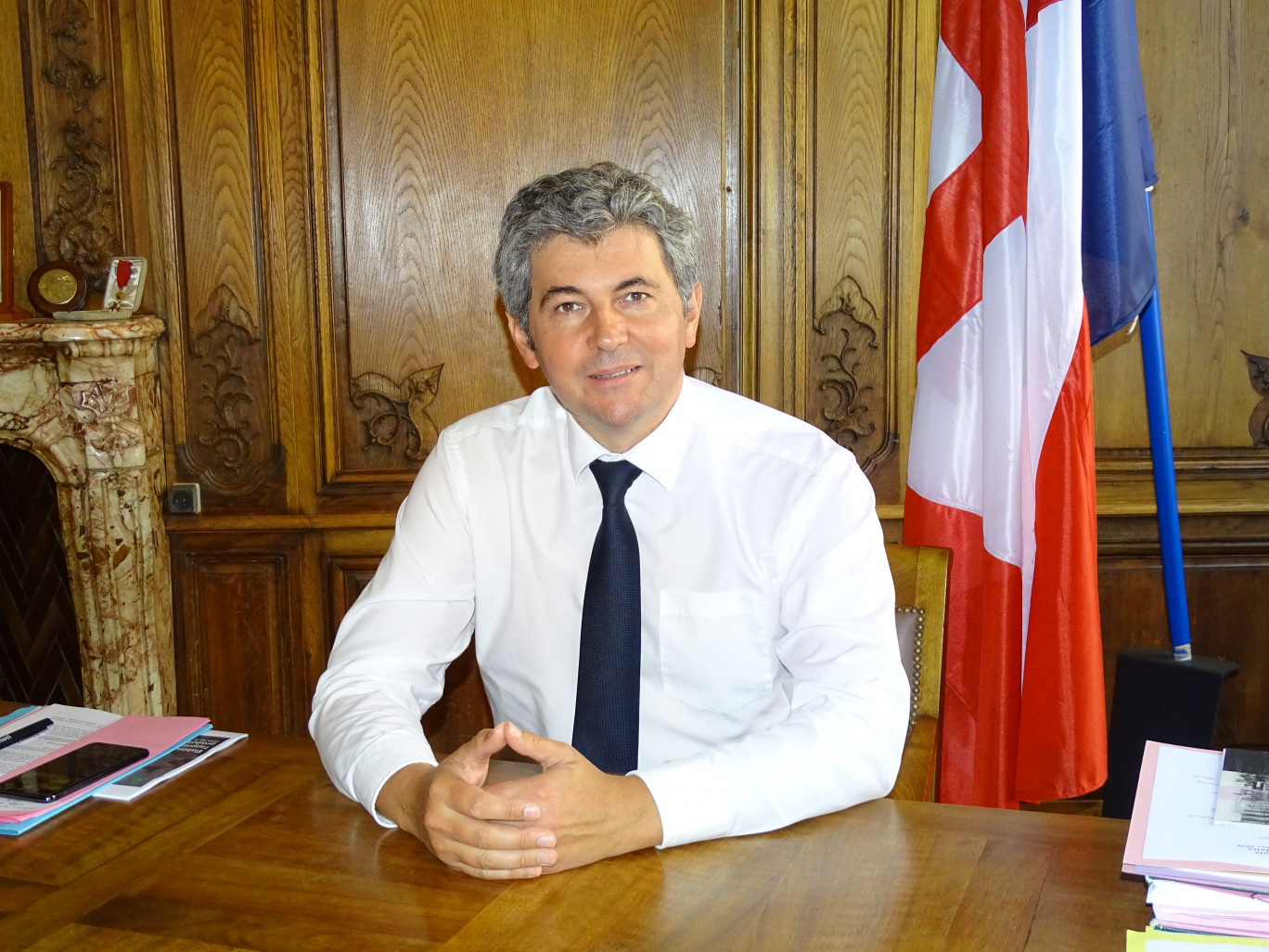 © Aletheia Press / N.Hubert Gilles Platret croit à l’avenir de sa commune, une ville à taille réduite associant confort et cadre de vie.