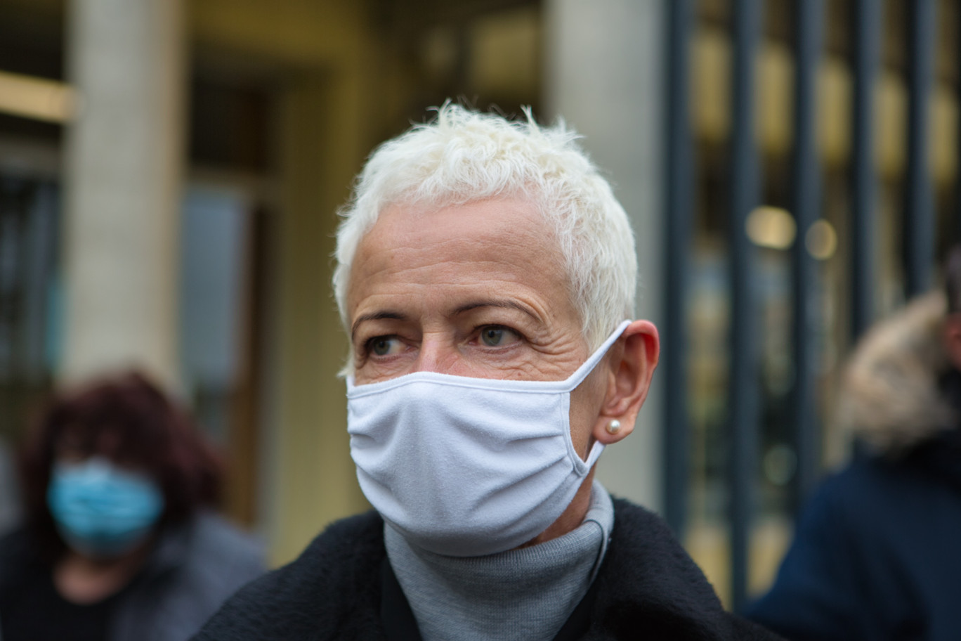 ©Aletheia Press / Arnaud Morel Brigitte Klinkert à l’École des Métiers de Dijon.