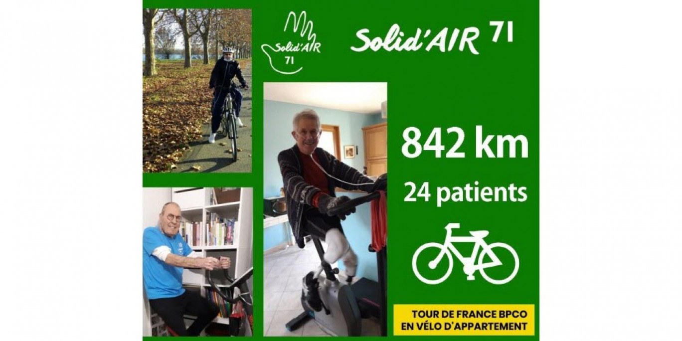Saône-et-Loire : Une belle victoire pour le « Tour de France BPCO 2020 »