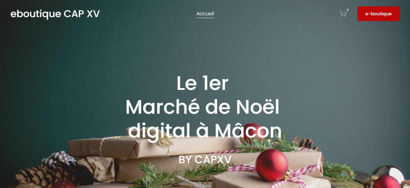 Cap XV dévoile son marché de Noël virtuel